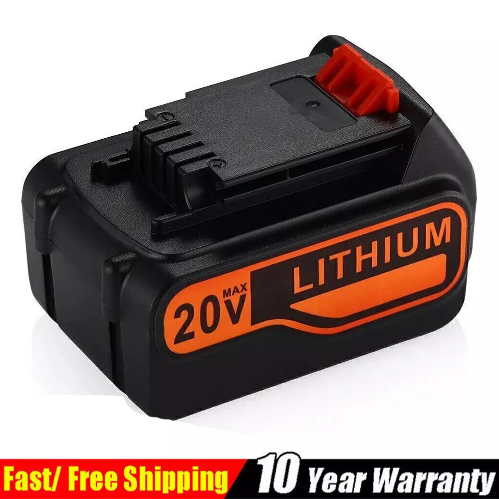 20V 8.0Ah For Black & Decker LBXR20 Lithium LB2X4020 Battery LBXR2020-OPE LST220 gallery
