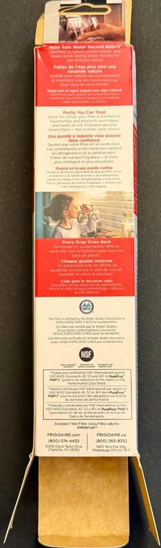Frigidaire PWF-1 Water Filter TWO PACK PurePour FPPWFU01 Sealed OEM FREE SHIP gallery