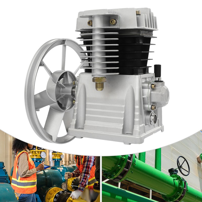Air Compressor Pump Head Single Stage Twin Cylinder Air Compressor Pump Head gallery