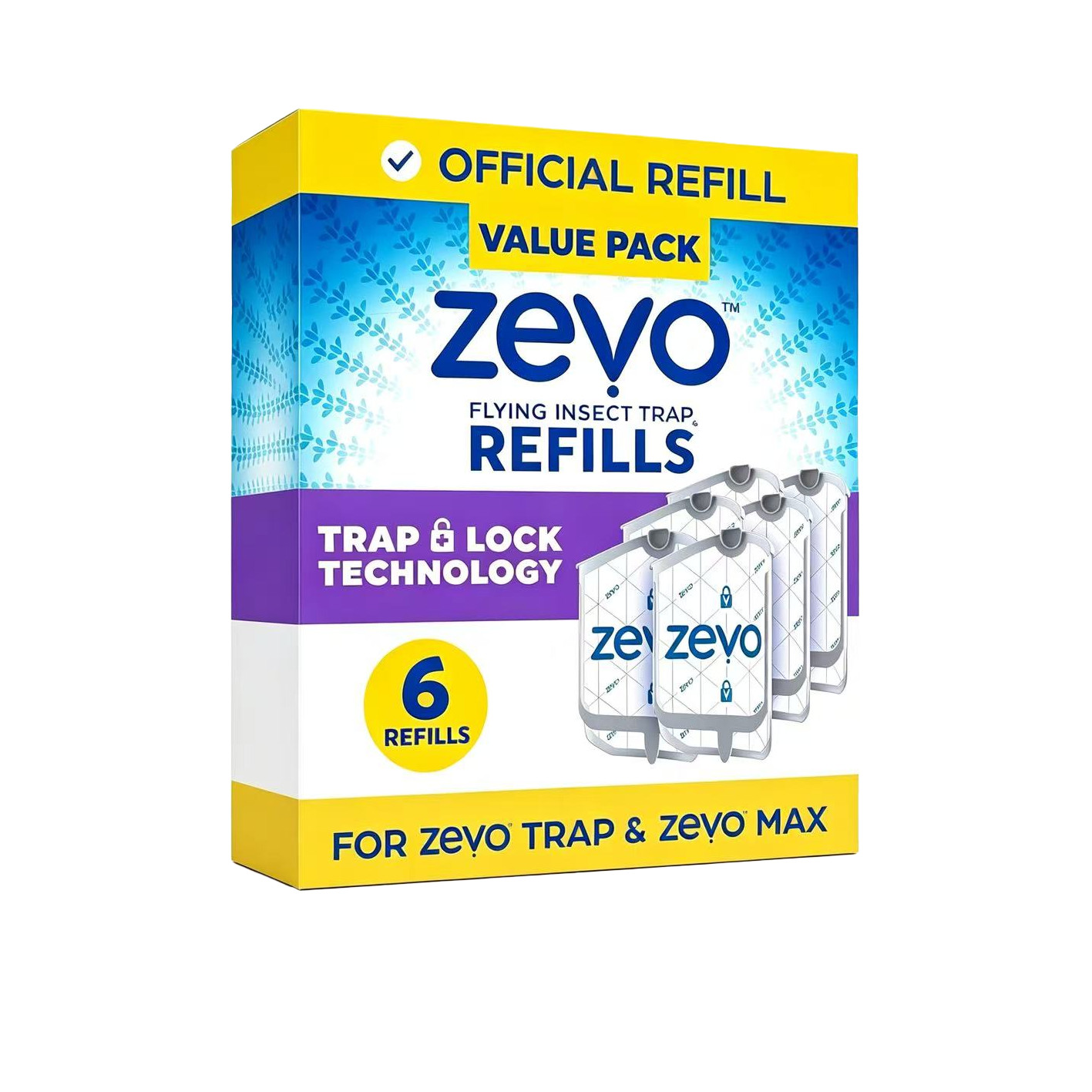 (6 Refill Cartridges) Zevo Flying Insect Trap Refill Cartridges -Easy to Use gallery