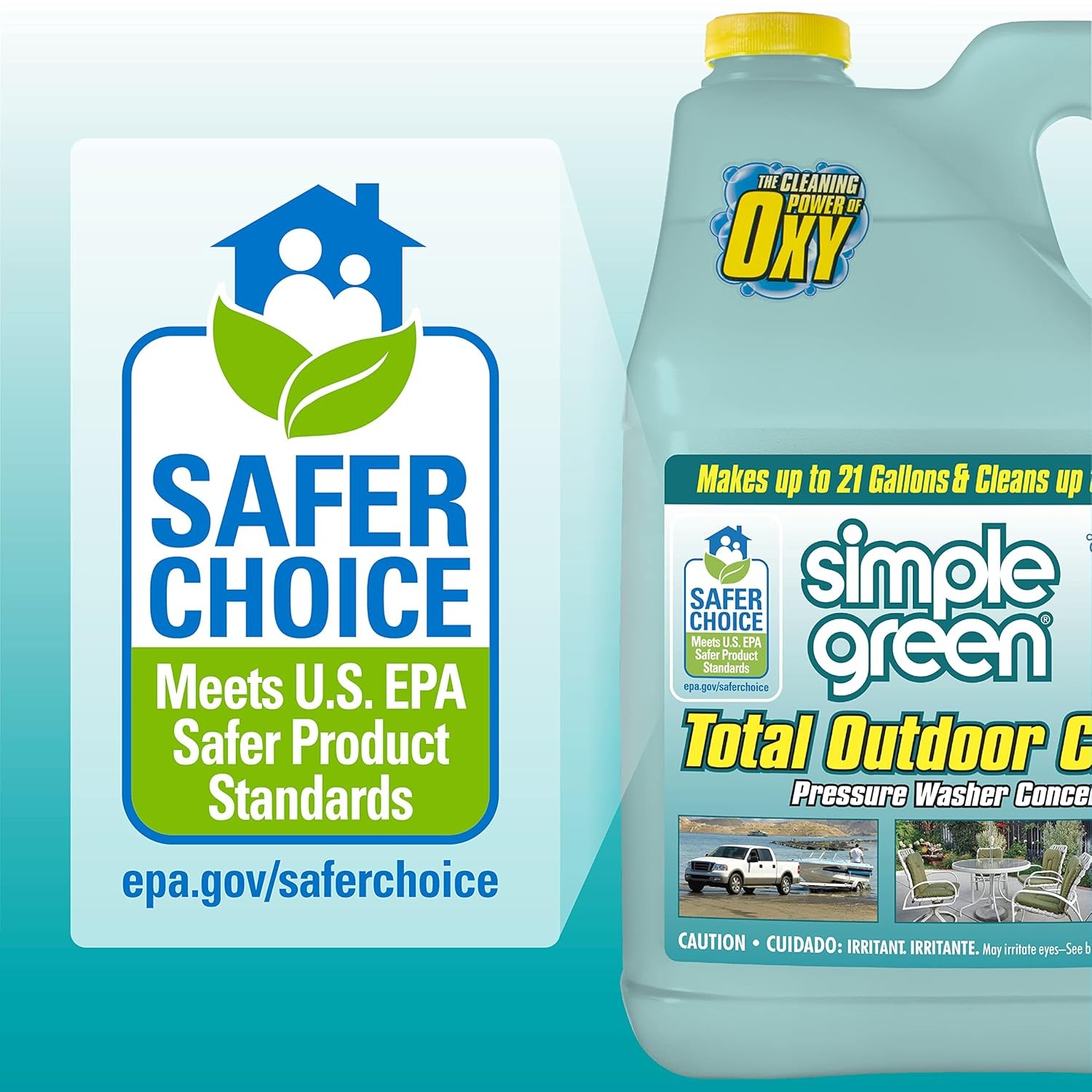 Simple Green Oxy Solve Total Outdoor Cleaner Concentrate Pressure Washer Cleaner gallery