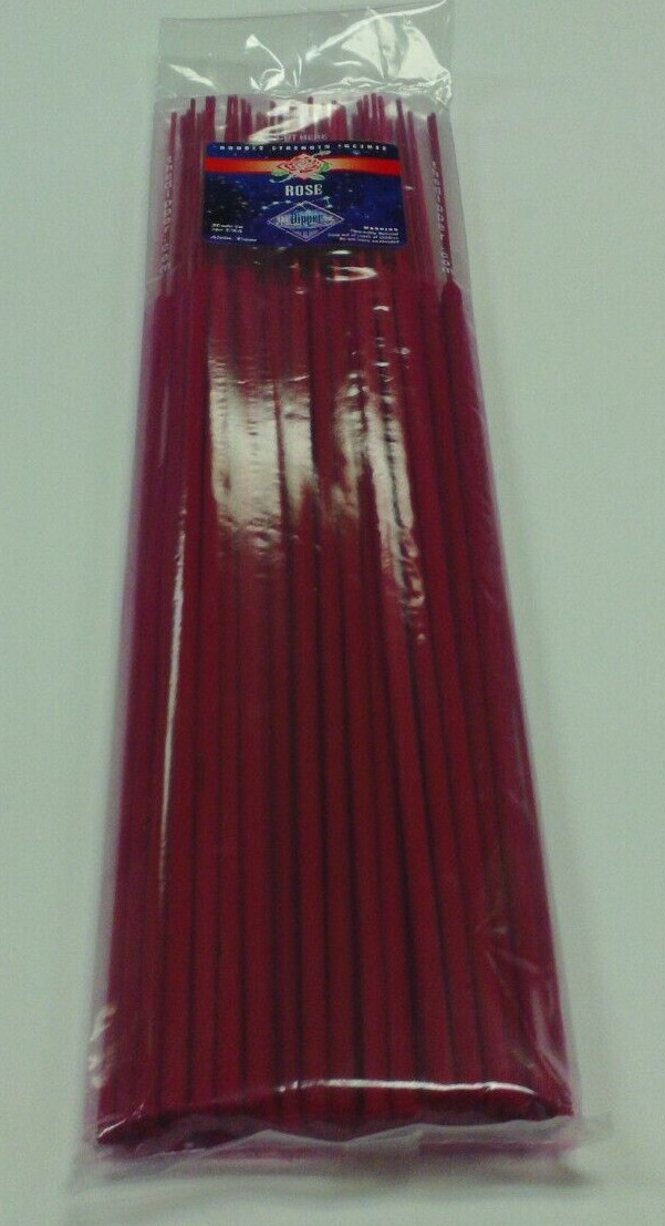 THE DIPPER DOUBLE STRENGTH 19 INCH INCENSE ROSE 25 STICKS 3+ HOURS gallery