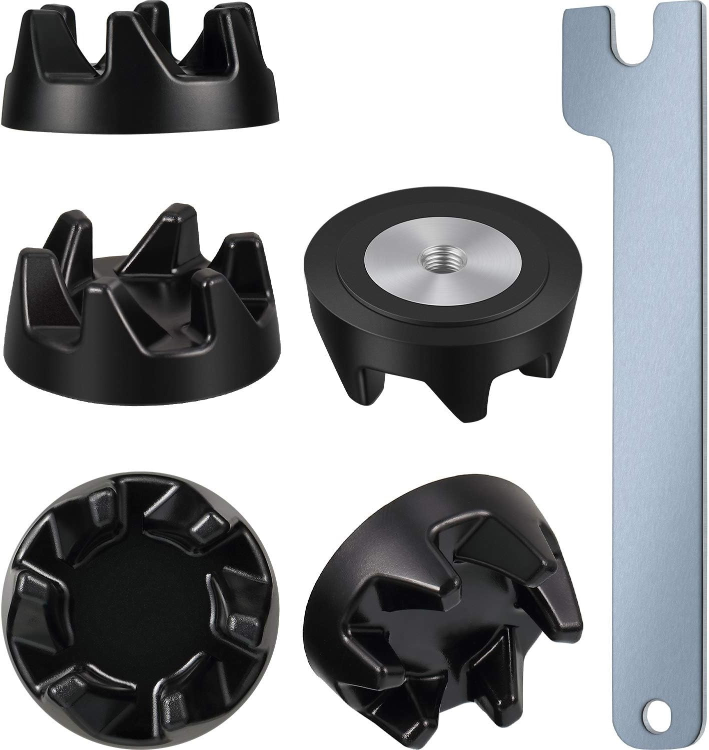 5 Packs 9704230 Blender Coupler Blender Coupling Replacment Parts with 1 Wrench gallery