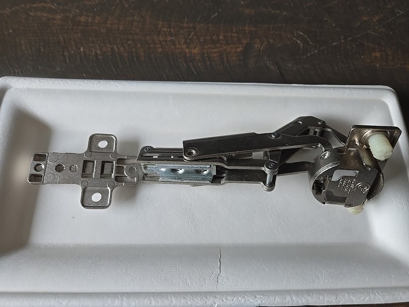GRASS 1200 Hinge 170 deg Slide-on Hinge Self-Closing Full Overlay Plate NEW gallery