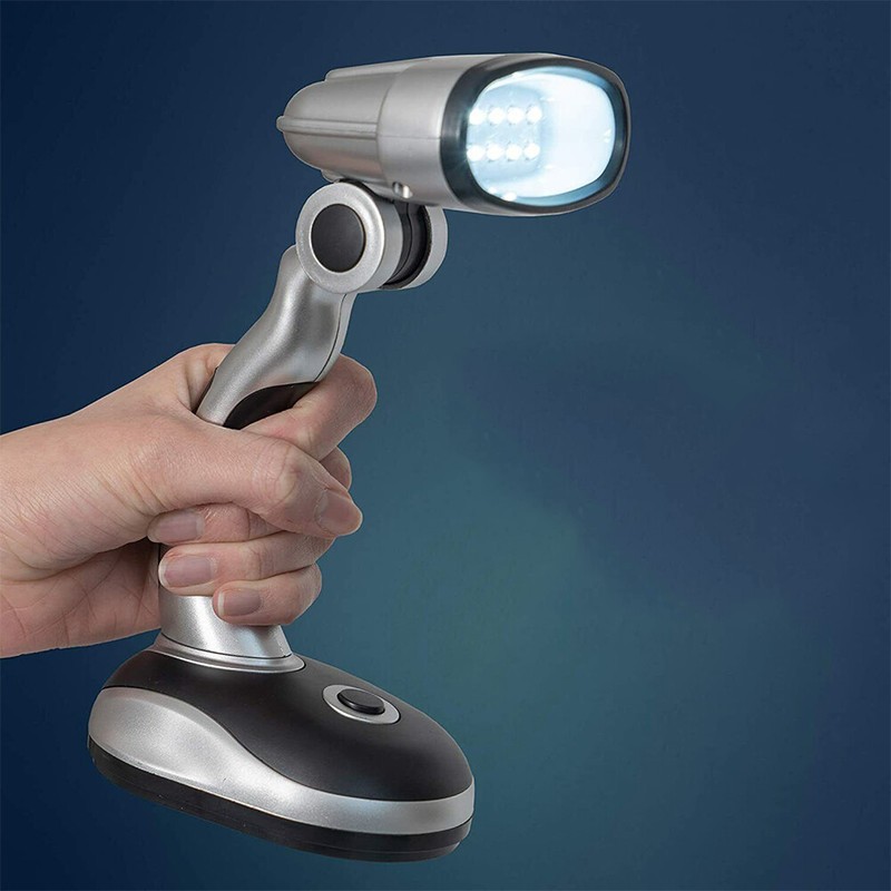 US 1-2 Pack LED Desk Lamp Portable Battery Operated Light Laptop Computer Office gallery