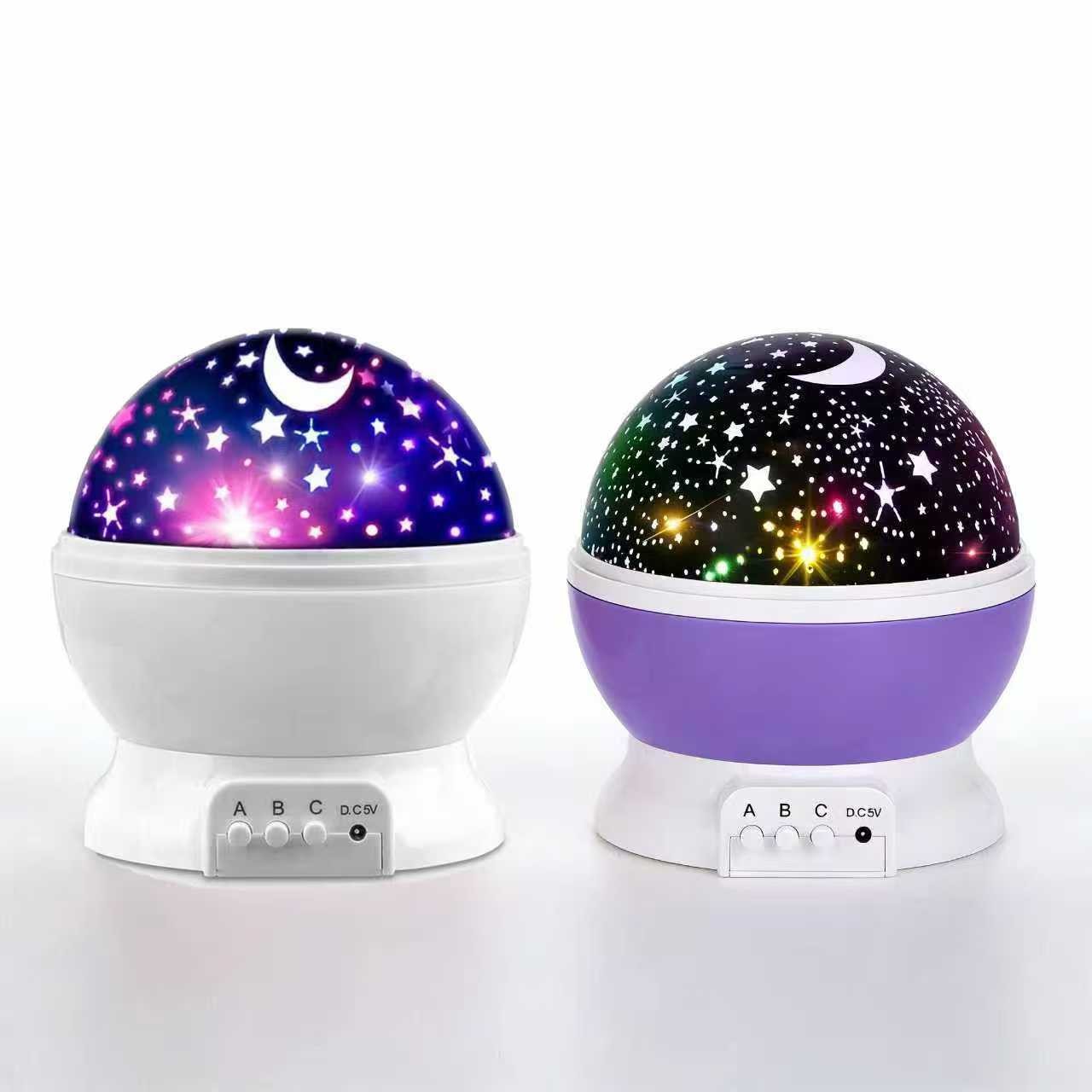 2 Pack Galaxy Star Projector Night Light, Romantic Bedroom Decor Lamp for Kids gallery