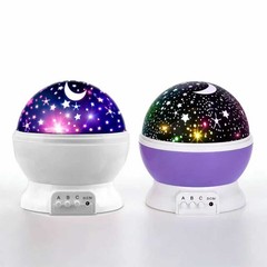2 Pack Galaxy Star Projector Night Light, Romantic Bedroom Decor Lamp for Kids