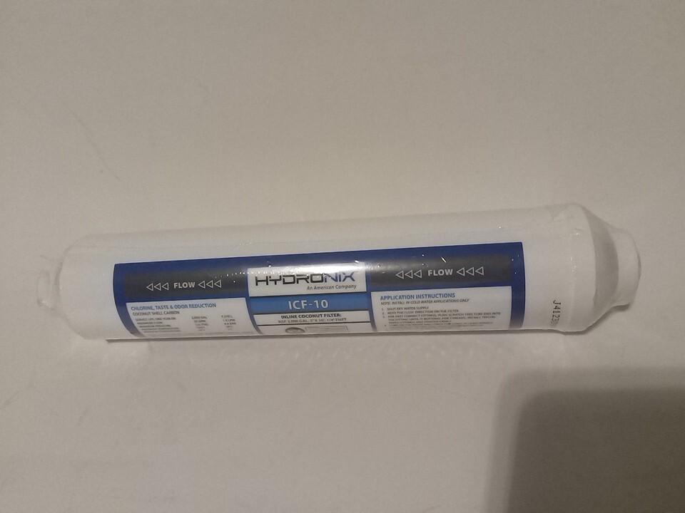 Hidronix ICF-10 Inline Coconut Filter NSF 2000gal. gallery