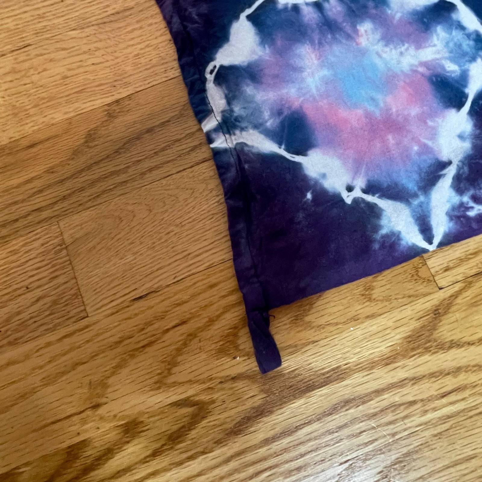 Hand tie dyed pride tapestry flag 30x52 inches LGBTQIA rainbow scales gallery