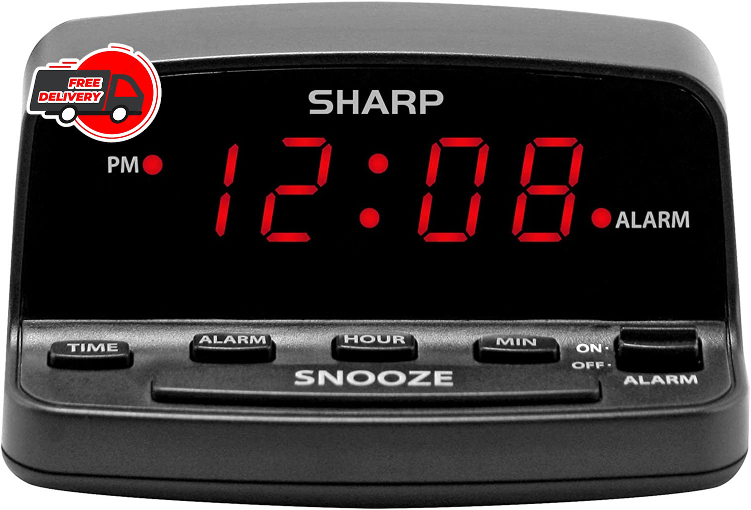 Super Extremely Extra Loud Alarm Clock for Very Heavy Sleeper Battery Backup NEW gallery
