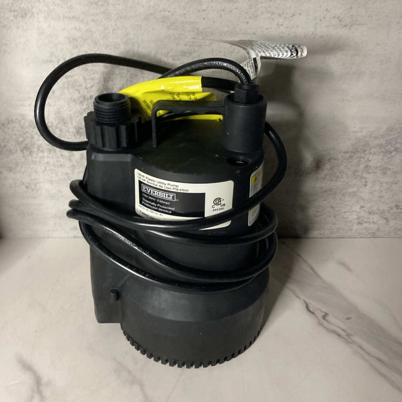 Everbilt 1/6 HP Plastic Utlity Pump SUP54-HD gallery