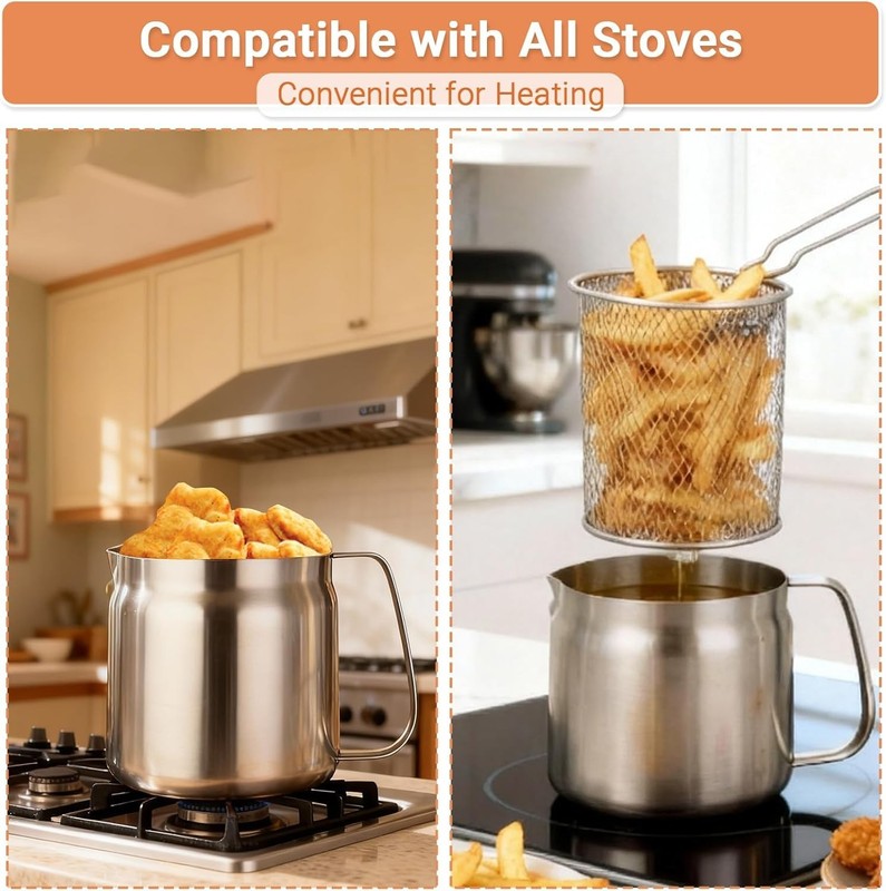 Multifunctional Oil Strainer Pot Set gallery