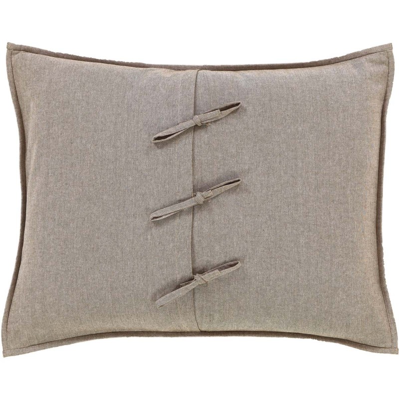 Rustic Standard Sham Grey Patchwork Rory Chambray Hand Bedroom Decor VHC Brands gallery