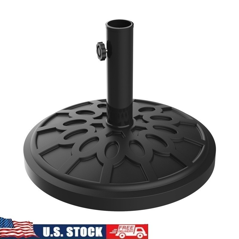 19lbs Weighted Umbrella Base Heavy Duty Outdoor Stand Patio Garden Support New gallery