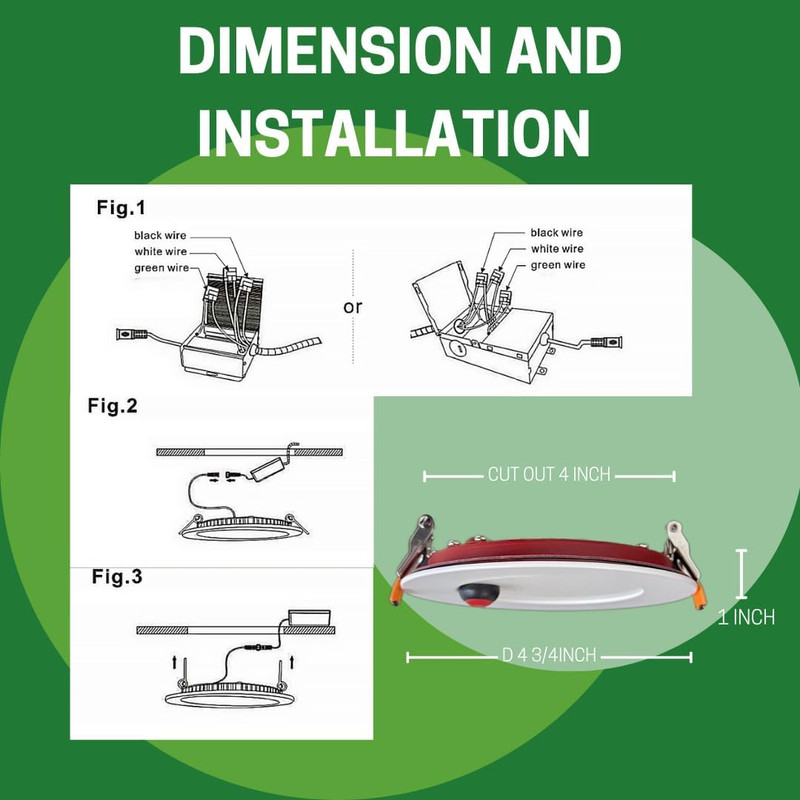 6" Battery Backup Recessed Downlight, 5 CCT Tunable, Fire-Rated, 120-277V gallery