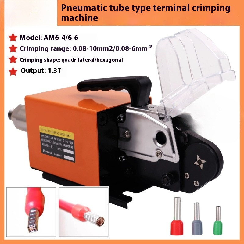AM6-4/6 Quadrilateral/hexagonal Pneumatic Pressing Terminal Crimping Machine gallery