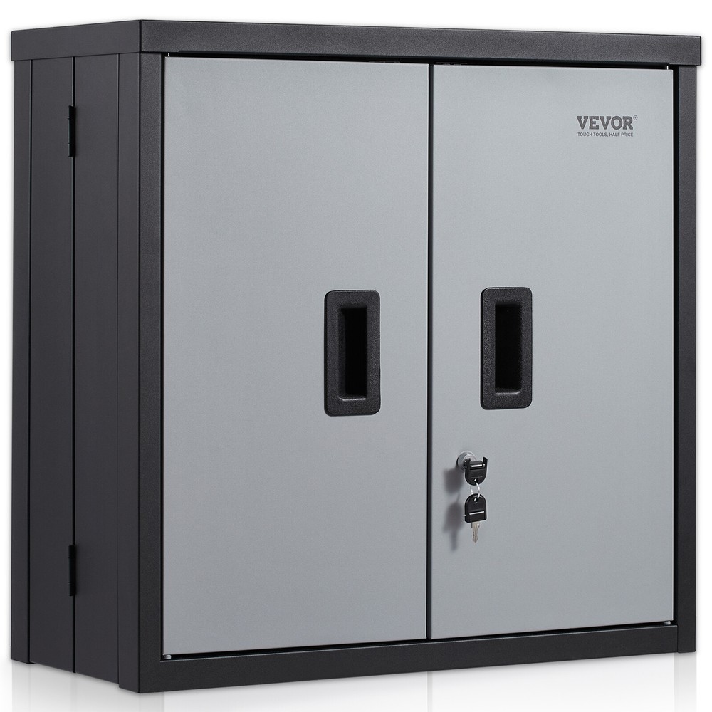 Foldable Wall Cabinet Garage Cabinet Wall Mounted 26" Small Cabinet 240LBS