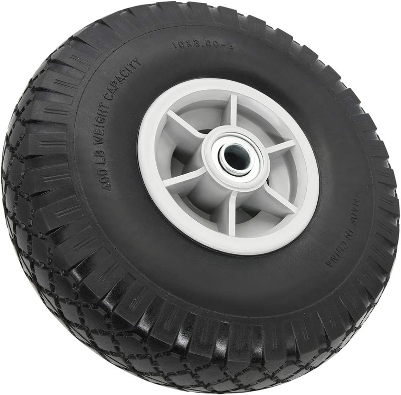 10" Flat Free Solid Tire Wheel，For Dolly Handtruck Cart，10" Flat Free Tires Air gallery