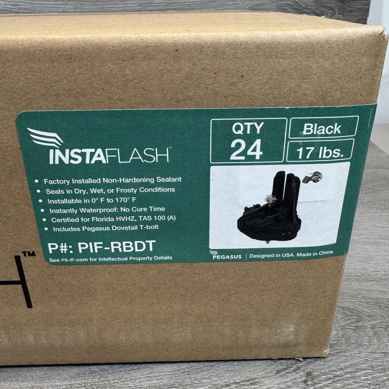 Pegasus Solar InstaFlash Kit w/Dovetail T-Bolt Black, PIF-RBDT (CASE OF 24) gallery