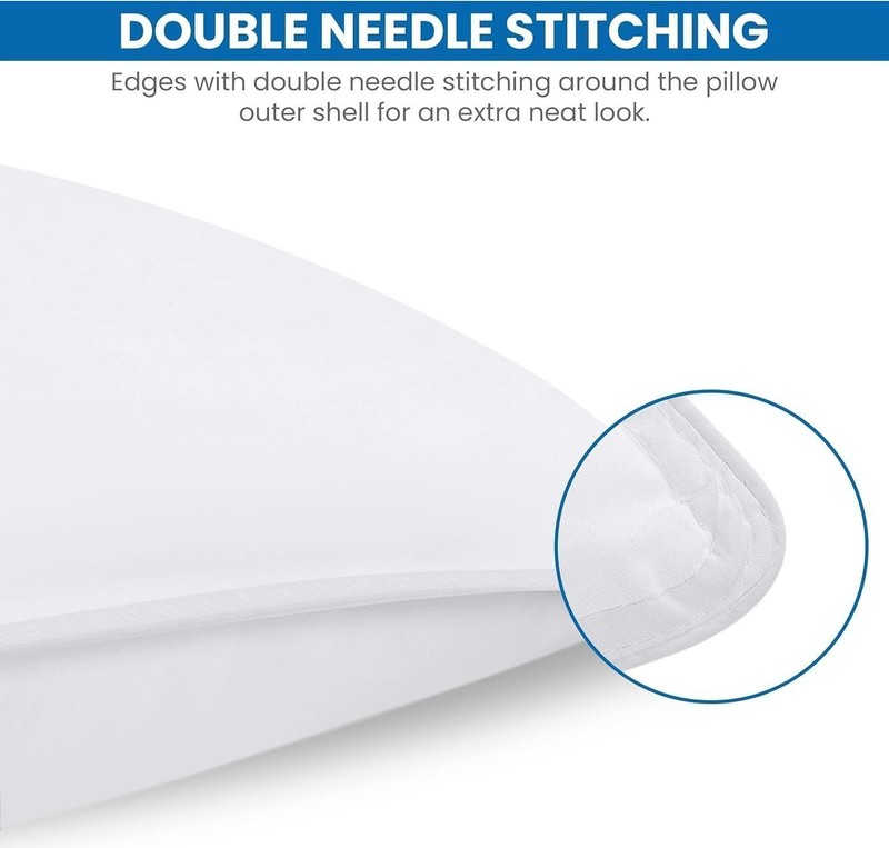 Utopia Bedding Bed Pillows for Sleeping (White), Queen Size Set of 4, Hotel... gallery