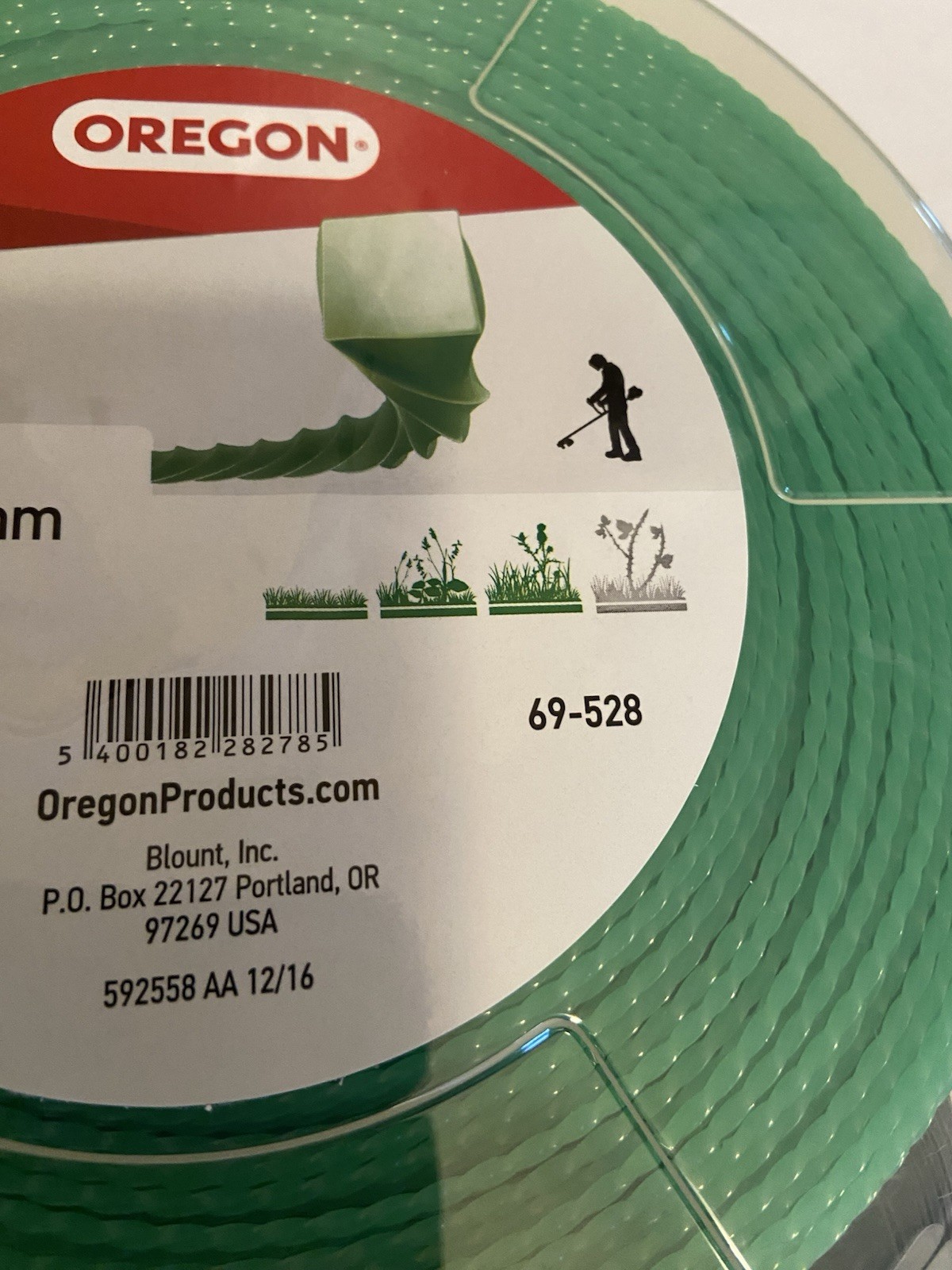 New Oregon Trimmer line .080 square twist 607Ft 1lb Spool #69-528 gallery