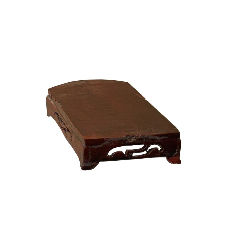 6.5" Medium Brown Wood Rectangular Shape Display Stand Riser Easel ws4110 gallery