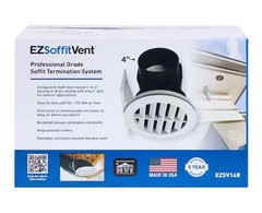 Panasonic EZ Soffit Vent Termination System for Ventilation Exhaust Fans