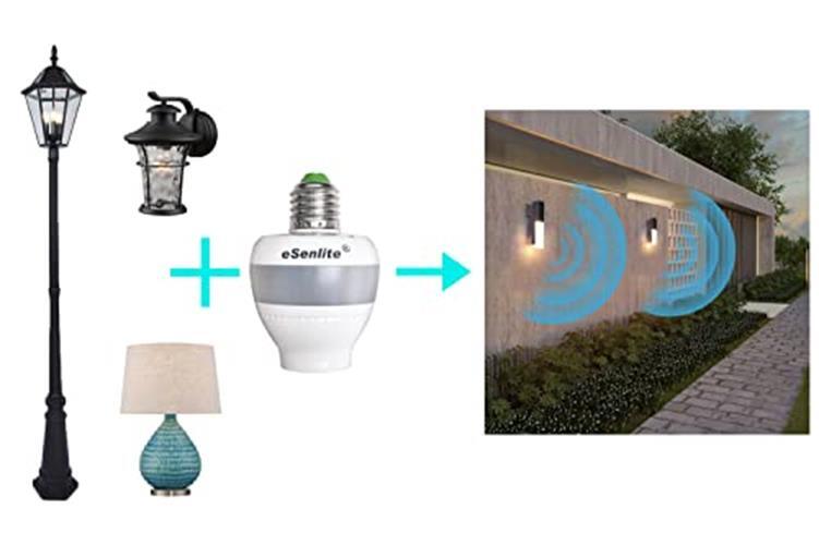 Motion Sensor Light Socket, Detector Screw Bulb Adapter gallery