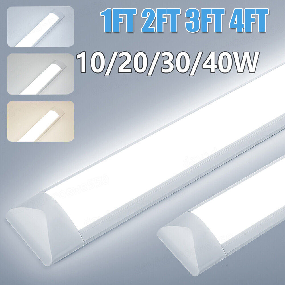 2FT 3FT 4FT LED SHOP LIGHT 6500K Daylight Fixture LED Ceiling Lights Garage Lamp gallery
