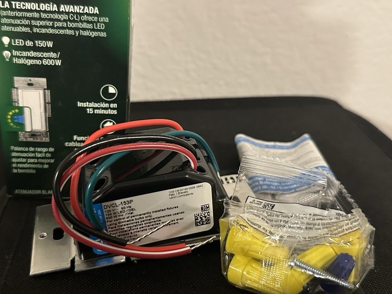 Lutron Diva Single Or 3-Way Location CFL/LED Digital Dimmer 120V DVCL-153PR-WH gallery
