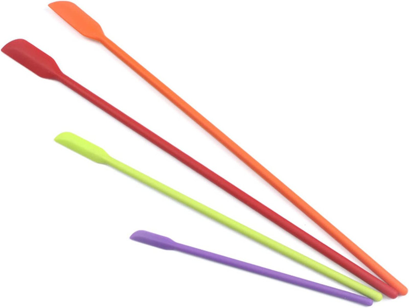 Silicone Spatula Set 4pcs Mini Flexible Scraper Tools for Jar Kitchen Makeup gallery