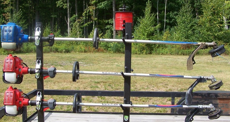 3-Place Trimer Rack NO Rotation Lockable with Free Trimmer Line Holder - PK-6 gallery