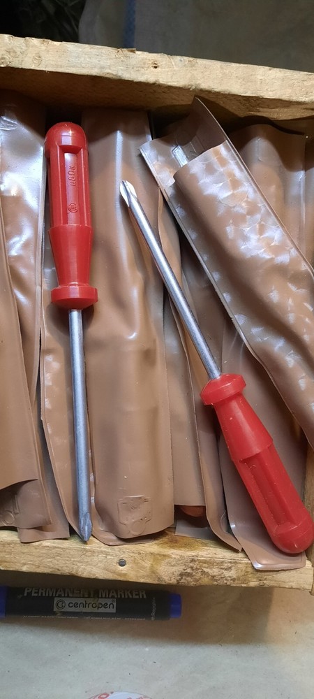 190mm Phillips screwdriver in case, USSR.Price for 3pcs
