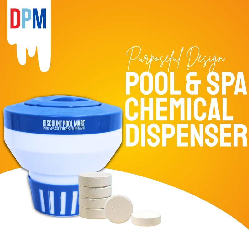 Pool Chlorine Floater 3" Tablet Floater Pool Chlorine/Bromine Floater (2 Pack) gallery