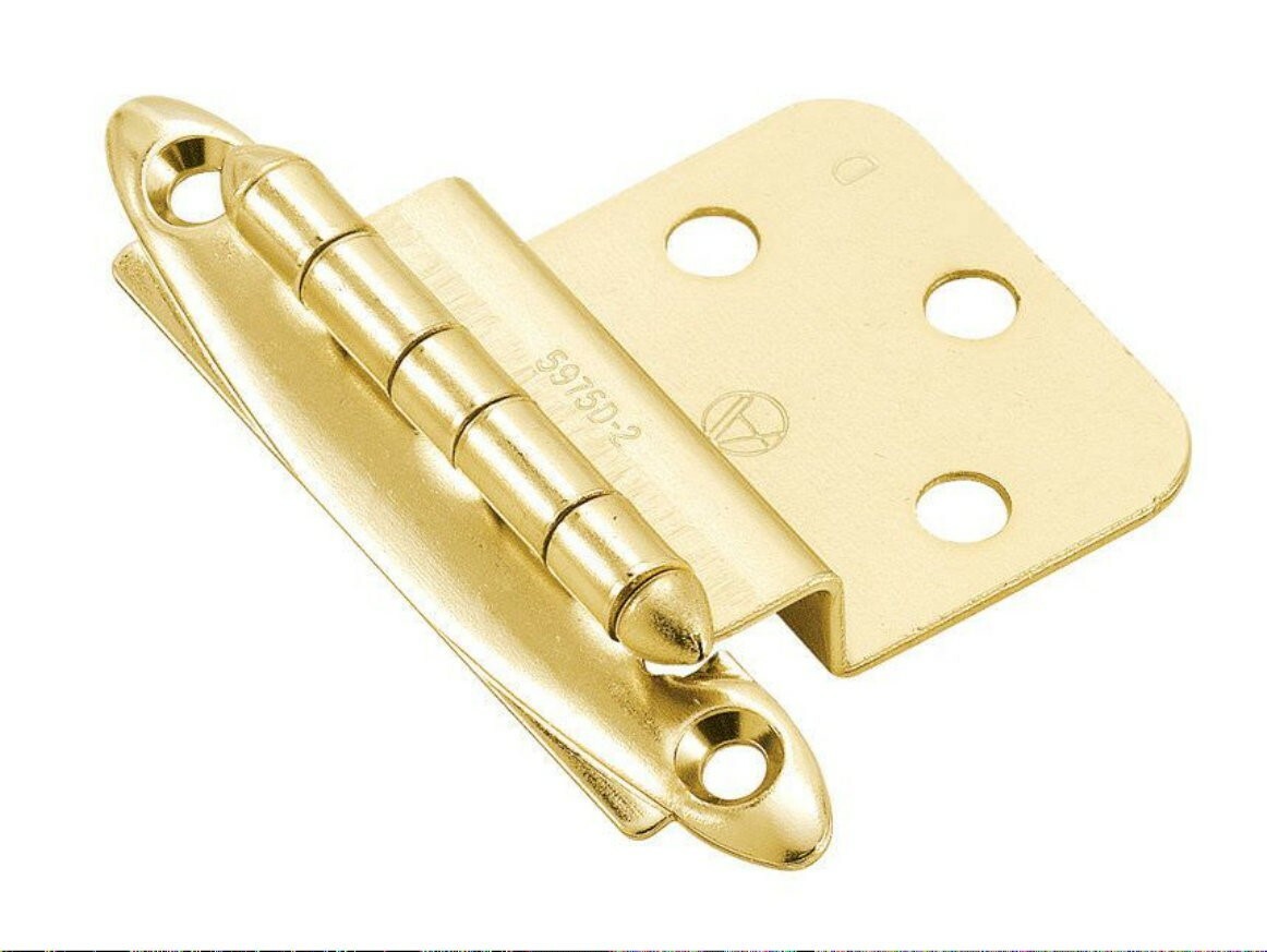 AMEROCK NON-SELF-CLOSING 2-3/4 IN. HINGE POLISHED BRASS BP3417-3 gallery