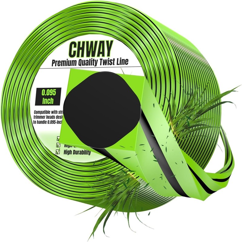 0.095'' Weed Eater String, Square-Twist Heavy Duty 095 Trimmer Line, 175ft, F... gallery