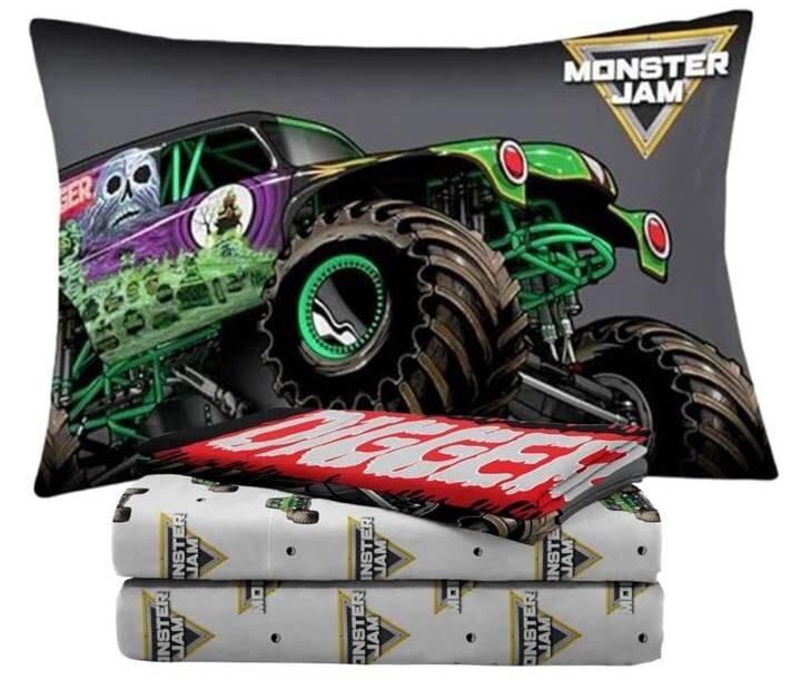 Monster Jam "Grave Digger" Kids Microfiber Sheet Set-AB0CLM7P5867, AB0CLM9BY6N7 gallery