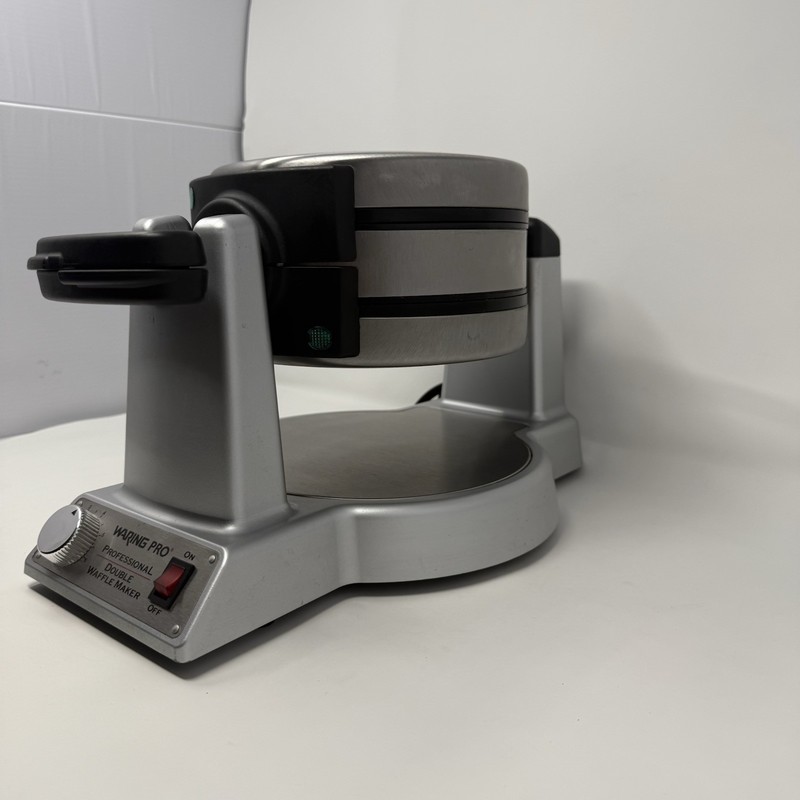 Waring Pro Double Waffle Maker Rotating Belgian WMK600 Stainless 1400W Tested gallery