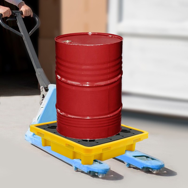 Spill Containment Platform, Spill Containment Pallet, Yellow and Black gallery