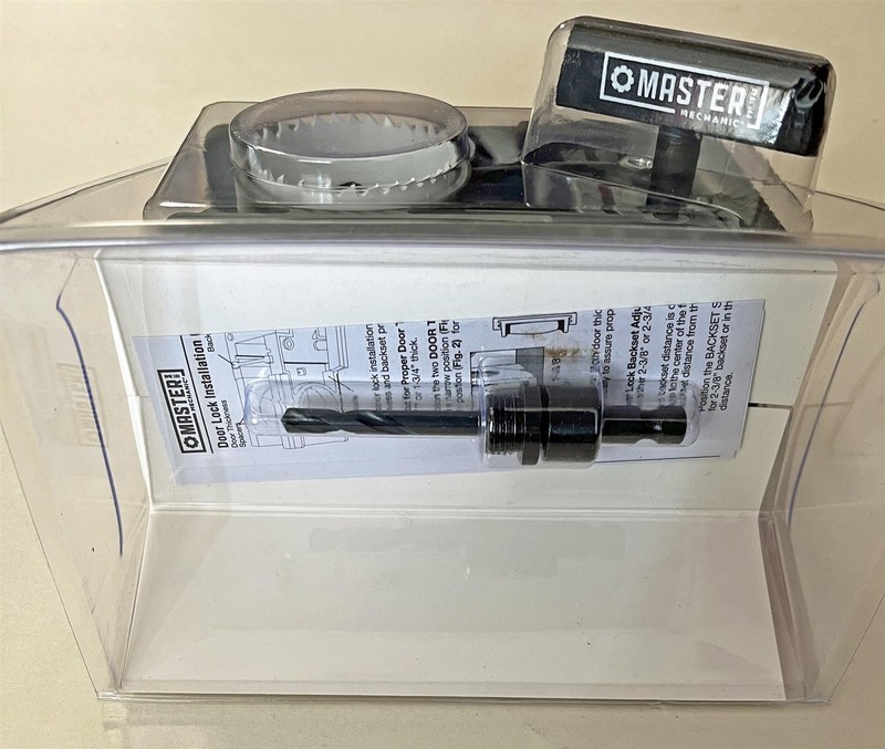 Master Mechanic DOOR LOCK INSTALLATION KIT Bi-Metal Hole Saws gallery
