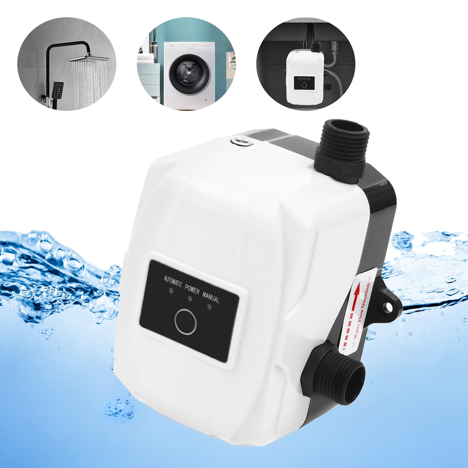 Pressure Booster Pump Mini Booster Pump Home Boost Water Pressure Pump With Pipe gallery