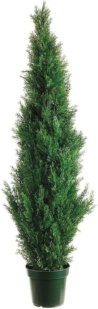 Silk Tree Warehouse Company Artificial Cedar Topiary Tree Faux Plant UV Rated