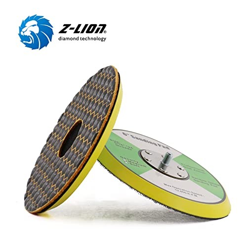 6 Inch Backing Pad Thread Plates for Air Sander Dual 5/16"-24 6 inches-2pcs gallery