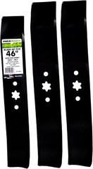 3 Mulching Blade Set for 46″ Deck MTD Cub Cadet LT1045 LT1046 I1046 Riding Mower