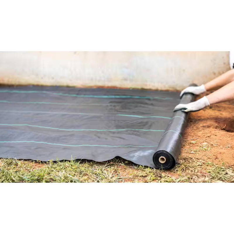 6 Ft. X 100 Ft. Woven Polypropylene Ground Cover Landscape Fabric gallery