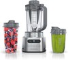 1600WP High Speed Blender 5 Functions 34oz Pitcher 2 To-Go Cups Smoothie Maker gallery