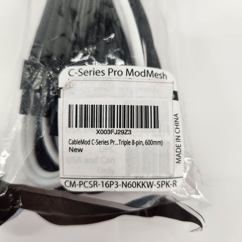 Cablemod C-Series Pro ModMesh 12VHPWR auf 3x PCI-e CM-PCSR-16P3-N60KKW-5PK-R gallery