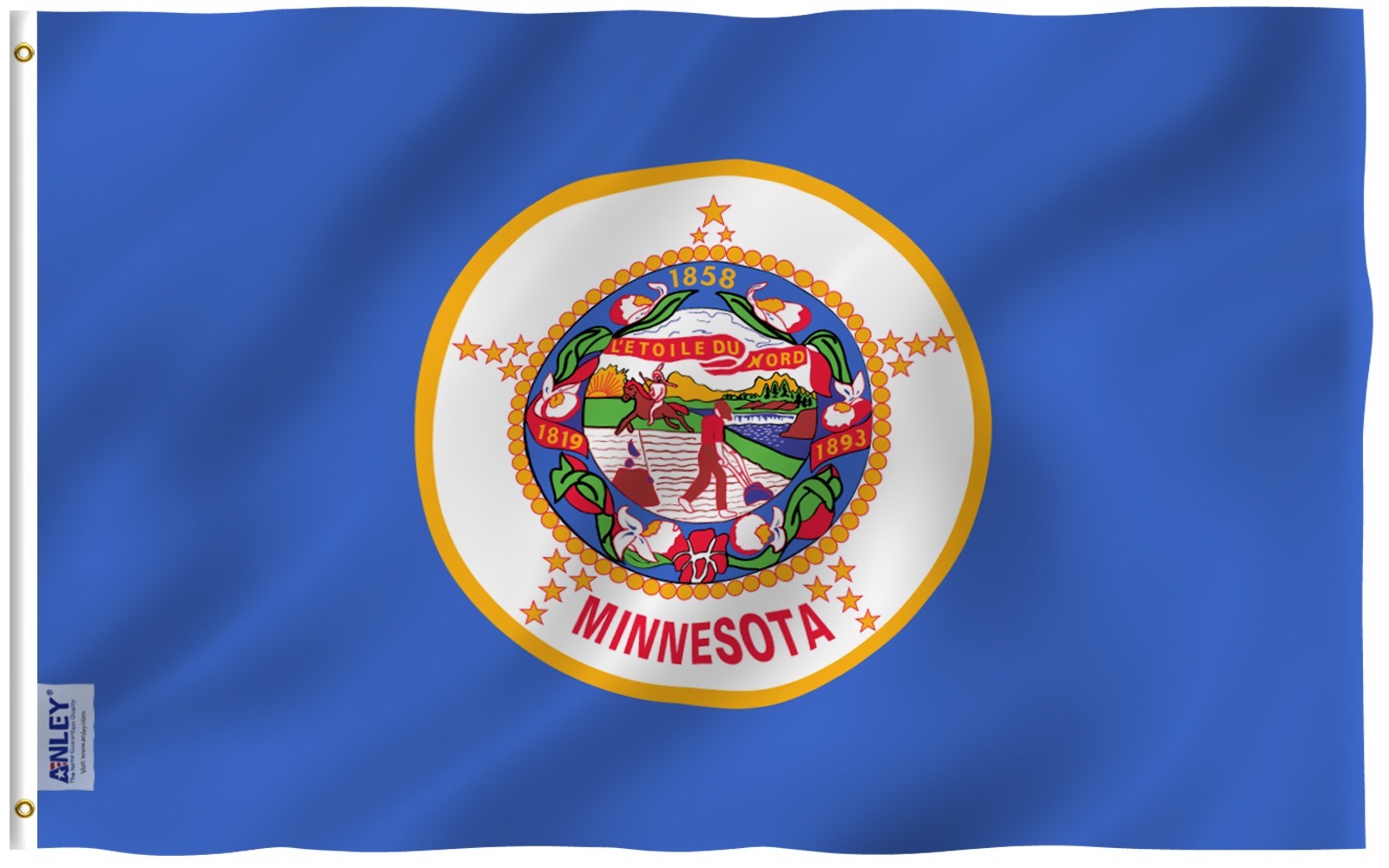 Anley Fly Breeze 3x5 Feet Minnesota State Flag - Minnesota MN Flags Polyester gallery