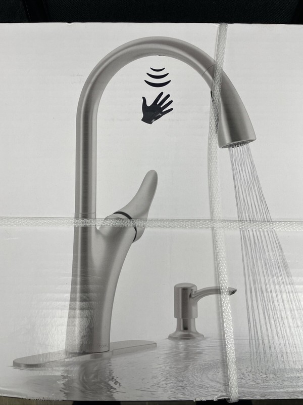 Kohler R32323-SD-VS Touchless Pull-Down Kitchen Faucet with Soap Dispenser -... gallery