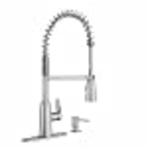 Moen 87807SRS Edwyn Pre-Rinse Spring Pulldown Kitchen Faucet, Stainless gallery